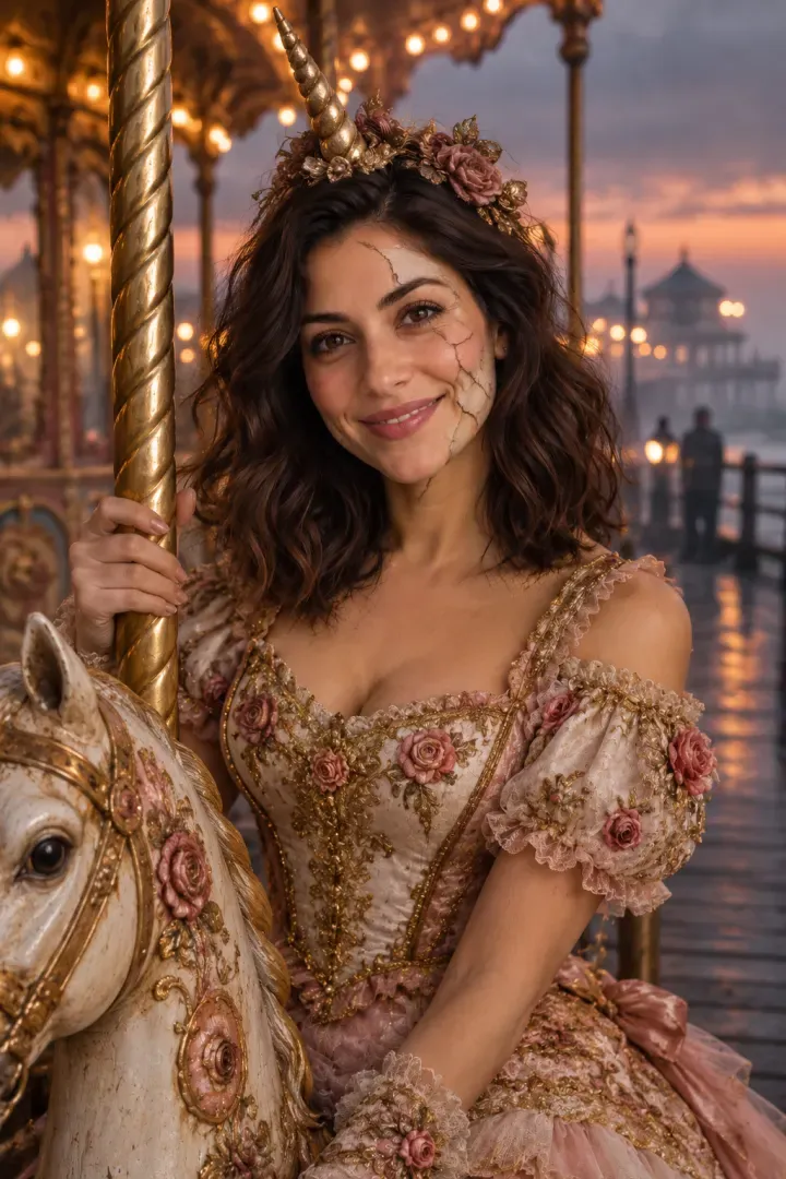 Porcelain Carousel Gown