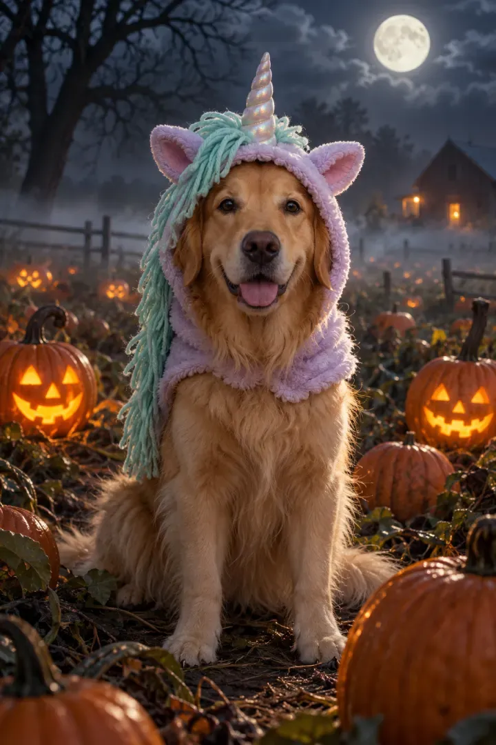 Pumpkin Field Pet