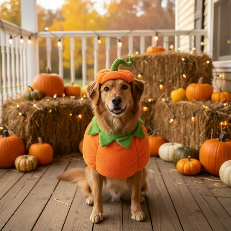 Pumpkin Costume Pet
