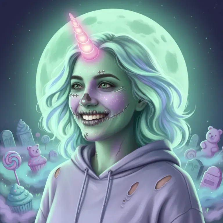 Pastel Zombie Unicorn